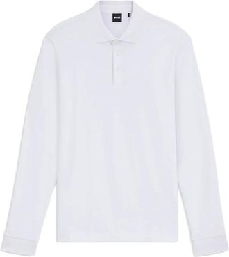 HUGO BOSS Pado 30 Polo - Heren - Polos - Wit - XL - Katoen - Tops
