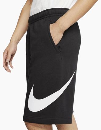 Nike Mens Nike Shorts Mens Summer Half Pants BV2721 Terry Cotton Sportswear Relaxed Fit - Black - Size: 32/30/31