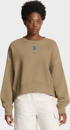 Jordan Brand Womens Jordan Brand Tan UCLA Bruins Oversized Phoenix 2-Hit Pullover Sweatshirt at Nordstrom, Size X-Large
