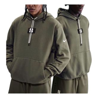 Nike Sabrina Fleece Basketball Hoodie Medium Olive FJ4449-222