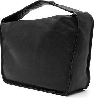 Patrizia Pepe Womens Shoulder Bag Black Calf Leather