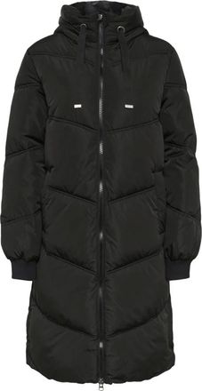 Kaffe Cappotto KAnikko - - Coats - Donna - Nero - L