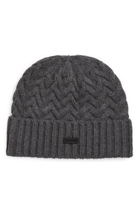 Cole Haan Chain Stitch Beanie in Guaranteed Grey at Nordstrom Rack