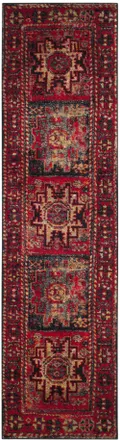 Safavieh Alfombra rojo/azul marino 69 x 244 cm