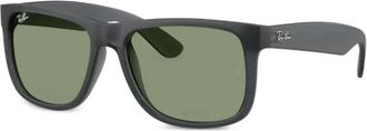 Ray-Ban Justin Zonnebrillen - Heren - Zonnebrillen - Grijs - 55 MM - Nylon - Accessoires