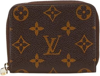 Louis Vuitton Monogram Brown Pvc Leather Coin Purse/Coin Case (Pre-Owned)
