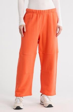 Free People FP Movement Top Score Cotton Pants in Neon Coral at Nordstrom Rack, Size X-Large