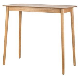 Nordlys Rectangular Wooden Bar Table for 4 People in Brown