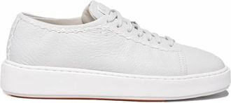 Santoni Sneaker Martellata - Dames - Sneakers - Grijs - 39 EU - Leer - Schoenen