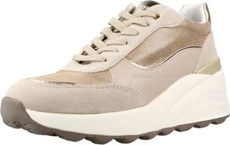 Geox Schoenen, Dames, Beige, 39 EU, Sneakers