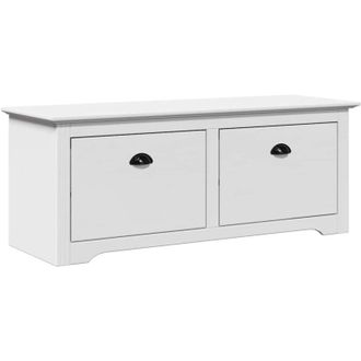 vidaXL Vidaxl - Banco De Recibidor Bodo Blanco 114x40x45 Cm