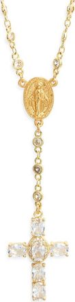 Vidakush Sunday School Rosary Necklace in Gold at Nordstrom, Size 16
