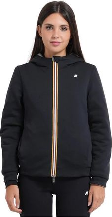 K-Way Zip-throughs - Dames - Vesten met rits - Zwart - XS - Hoodies & sweatvesten