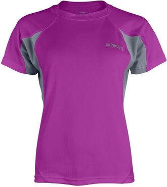 Proviz Classic Womens Sports T-Shirt, Short Sleeve Reflective Breathable Activewear Top for Running/Cycling, Pink, UK 8
