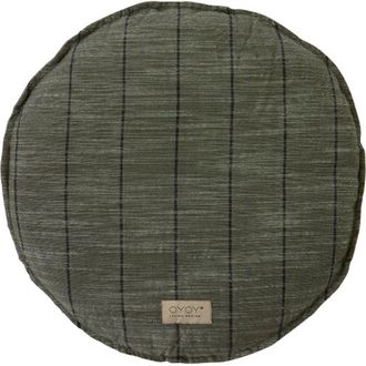 OYOY Outdoor Kyoto Cushion Round in Olive at Nordstrom