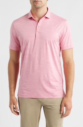 Johnnie-O Huron PREP-FORMANCE Polo in Pink Lemonade at Nordstrom, Size Xx-Large