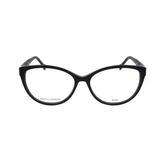 Carolina Herrera Ladies Black Cat Eye Eyeglass Frames HER 0240