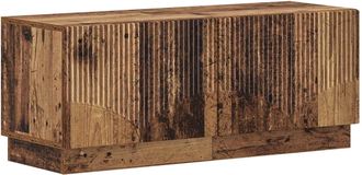 vidaXL Mueble De Tv Madera Envejecida Madera De Ingenier&iacute;a Vidaxl
