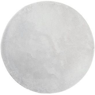 vidaXL Vidaxl - Alfombra De Pelo Corto Suave Lavable Huarte Gris &Oslash; 200 Cm