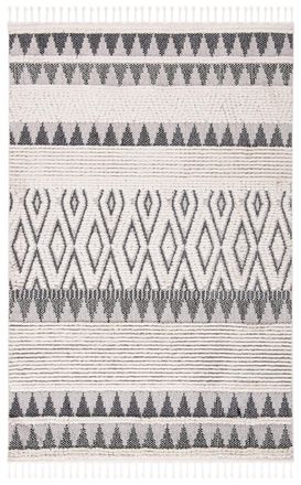 Safavieh Alfombra poli&eacute;ster neutrale/blu 122 x 183 cm