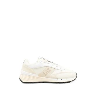 Emporio Armani M0454 Sneakers - Heren - Schoenen - Beige - Maat: 42 EU Leer