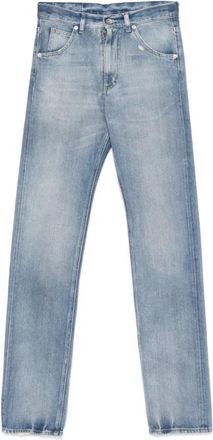 Maison Margiela Straight Leg Denim Jeans - Dames - Regular Fit Jeans - Blauw - W28 - Denim - Jeans