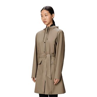 Rains Waterdichte jas met ceintuur Curve