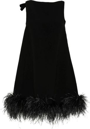 Valentino Garavani Elegante Zwarte Jurk - Dames - Korte kleedjes - Zwart - 2XS - Kleedjes