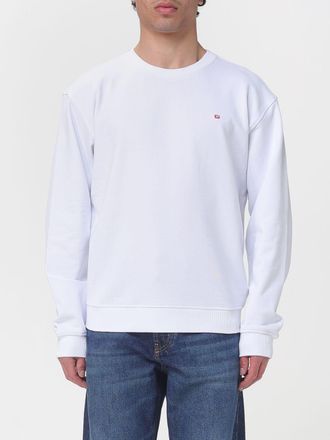 Diesel Felpa a girocollo con logo Oval D Diesel