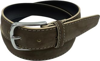 Paolo Vitale Accessoires - unisex - Riemen - Bruin - 90 CM - Su&egrave;de - Accessoires