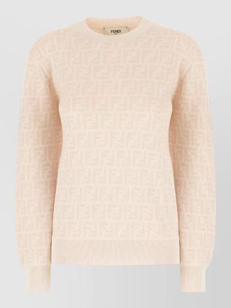 Fendi wool sweater crew neck long sleeves