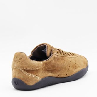 adidas Brown Leather Lo Pro Suede Sneakers