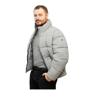 Champion Jassen, Heren, Grijs, XL, Polyester, Herenjas Grijs Nylon Polyester