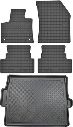OEM Peugeot 3008 Ii Crossover A Partir De Noviembre De 2016. Juego De Alfombrillas De Goma Para Coche + Alfombrilla Para Maletero