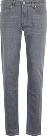 Re-hash Jeans dritti con cinque tasche - Grigio