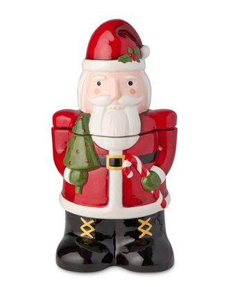 Certified International Nutcracker Parade 3D Santa Cookie Jar