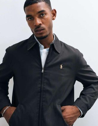 Polo Ralph Lauren giacca harrington nera-Nero