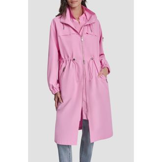 DKNY 1989 Logo Walker Anorak in Bright Peony at Nordstrom, Size X-Large