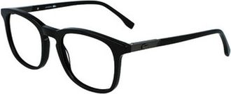 Lacoste Eyeglasses Round Full Rim, Shiny Black Frame And Clear Demo Lens Lens L2889N001