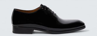 Magnanni Fleur patent leather Oxford shoes