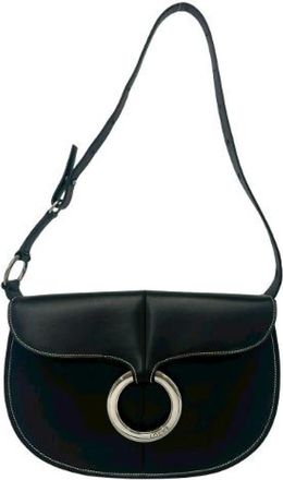 Loewe Pre-owned Leren Schoudertas - Dames - Vintage Schoudertas - Zwart - ONE Size - Leer - Vintage