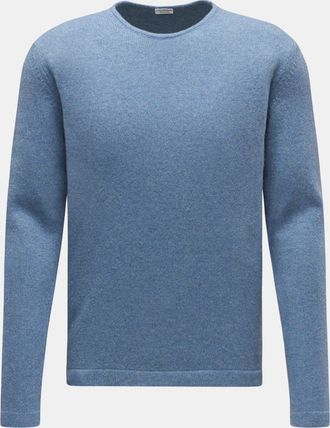 Braun Hamburg Men - Cashmere crew neck jumper smoky blue