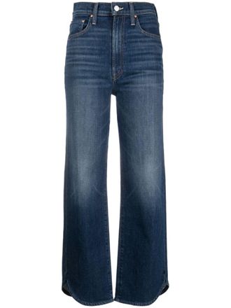 Mother Jeans The Rambler dritti a vita alta - Blu