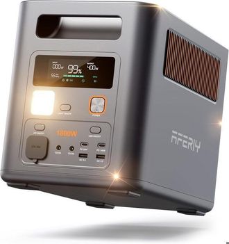 OEM Estaci&oacute;n El&eacute;ctrica Port&aacute;til - Aferiy - P180pro - 1800w - 1024wh Extensible A 5120wh - Carga Del 0 Al 80% En 36 Min