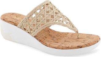 Aerosoles Ivie Wedge Sandal in Natural Raffia at Nordstrom Rack, Size 7.5