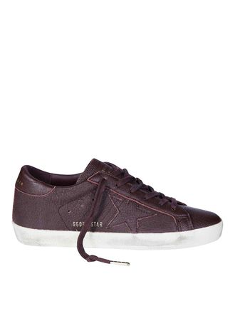 Golden Goose Super Star Leather Upper Star And Heel