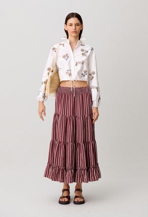 Claudie Pierlot Chemise fleurs et sequins