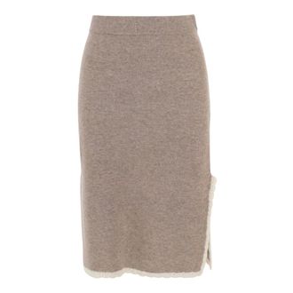 The Garment Como Skirt - female - The Garment - Midi Skirts - Beige - S - Skirts