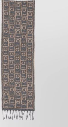 Ferragamo cashmere monogram scarf