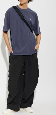 adidas T-shirt With Logo, Mens, Navy Blue